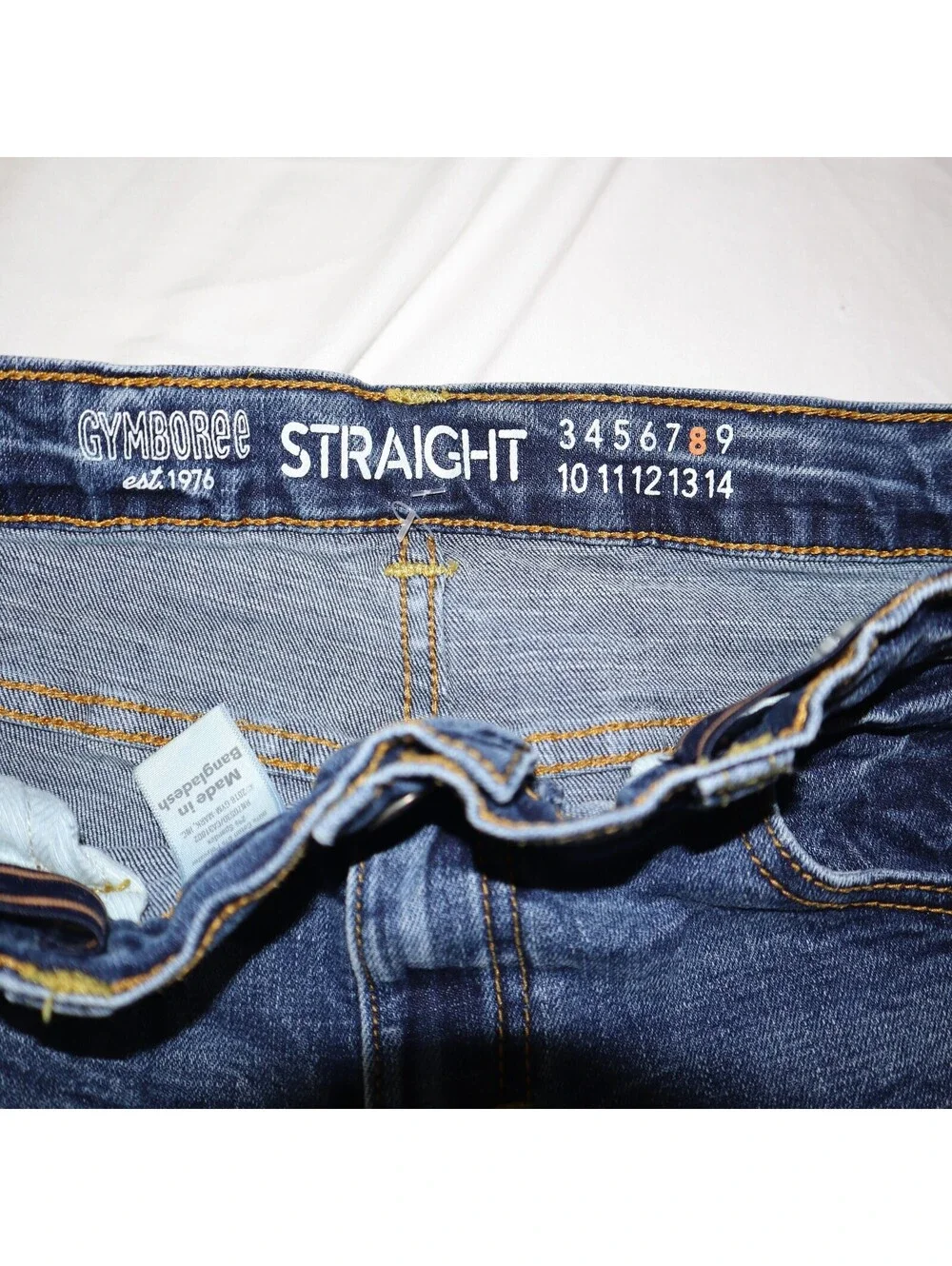 Gymboree Boys Straight Jeans Size 8 Blue